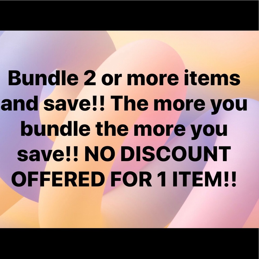 Bundle items!!